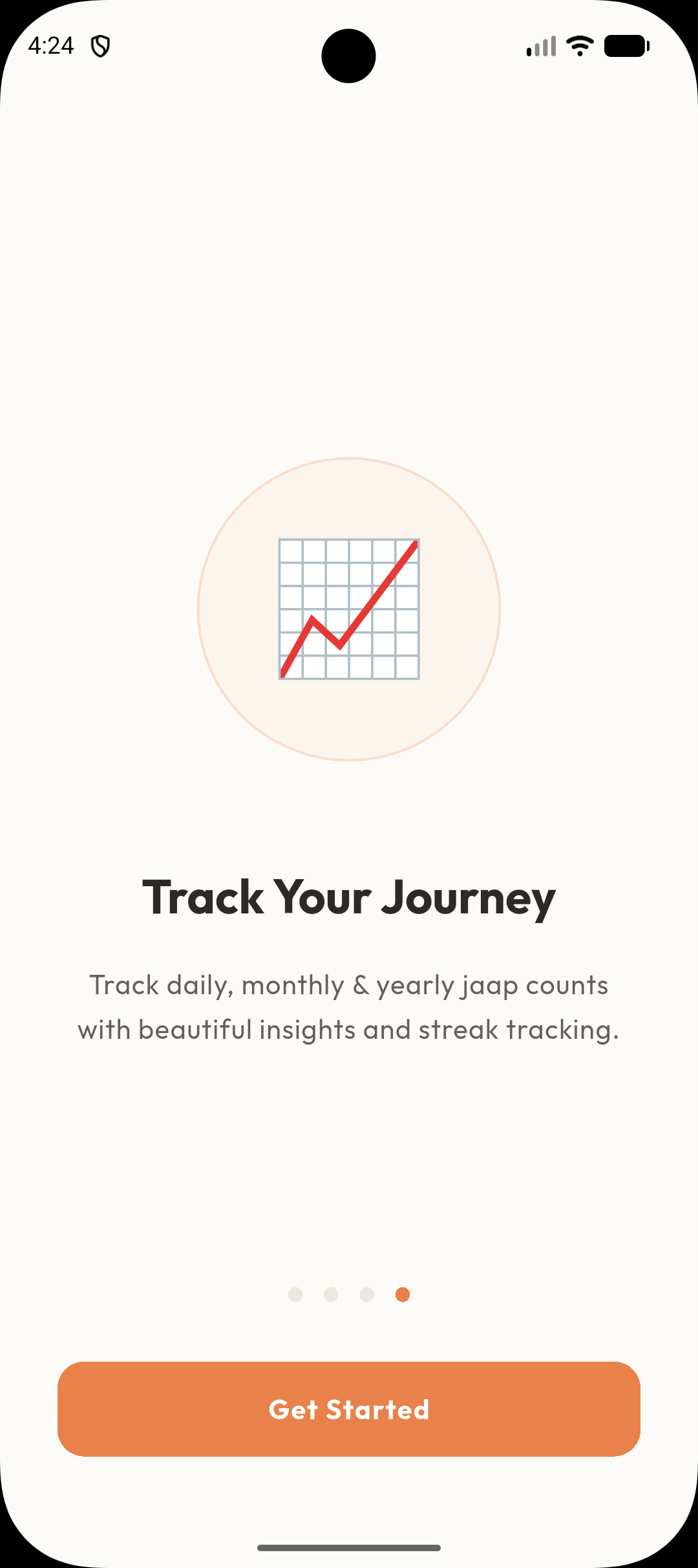 Streak Tracking — Digital Mala app screenshot